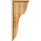 Ekena Millwork Carmel Rough Sawn Corbel w/Backplate, Western Red Cedar, 8"W x 12"D x 28"H COR08X12X28CAR01RWR - alternate 2